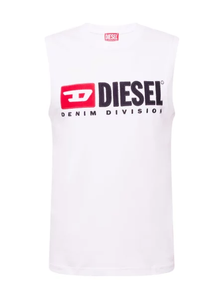 DIESEL Tricou T-Isco-Div sângeriu / negru alb