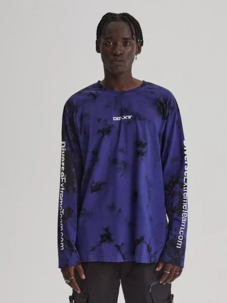 Лонгслив Diverse фиолетовый