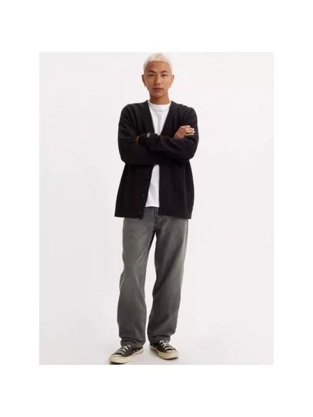Jeansy straight leg Levi's czarne