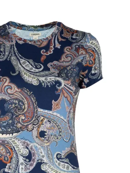 Μπλούζα L'agence με σχέδιο paisley μπλε