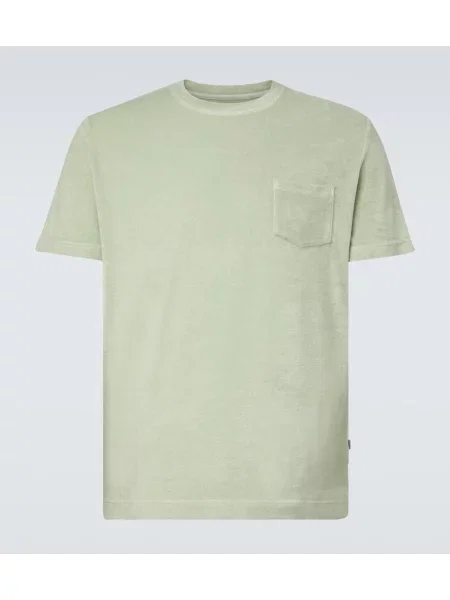 Tricou Fedeli din material terry verde