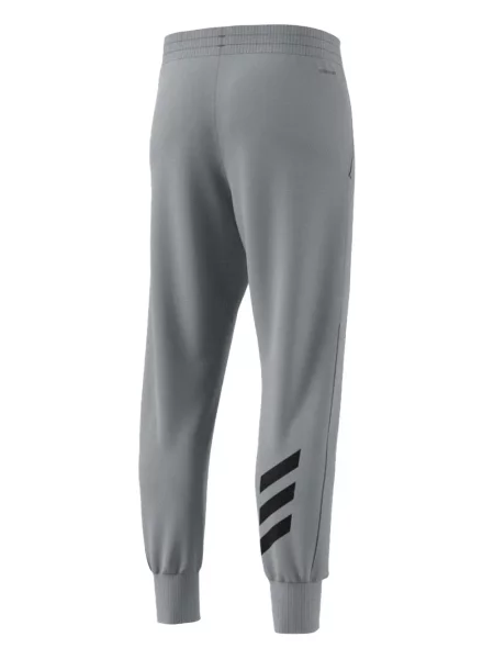 Pruhované krajkové pruhované tričko Adidas s vázáním šedé