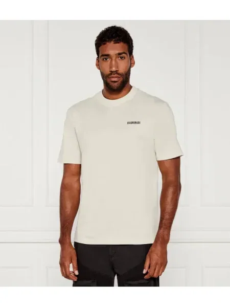 Napapijri Tricou S-SMALL BOX SS | Relaxed fit bej