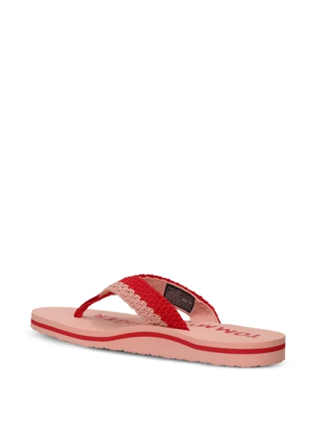 Megztos stringai Tommy Hilfiger raudona