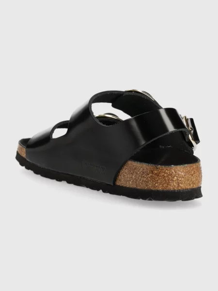 Kožené sandály Birkenstock Milano černá