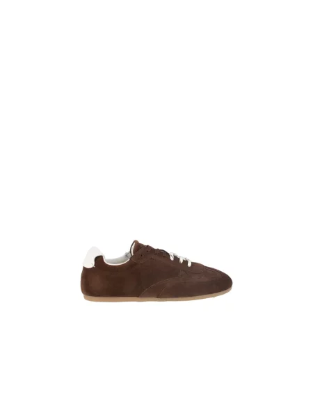Sneakersy Alohas skórzane brązowe