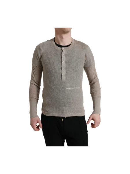 Sweter Dolce And Gabbana beżowy