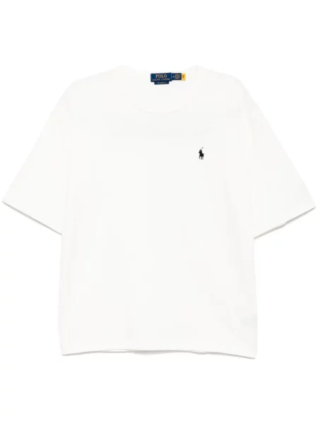 Sneakerși Polo Ralph Lauren plasă alb