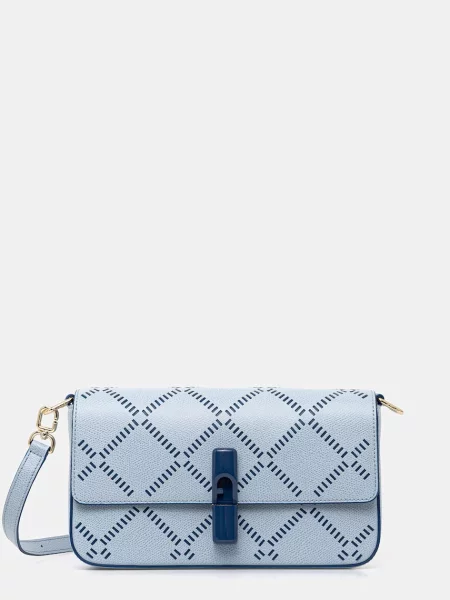 Furla torebka crossbody Iride S Crossbody niebieska