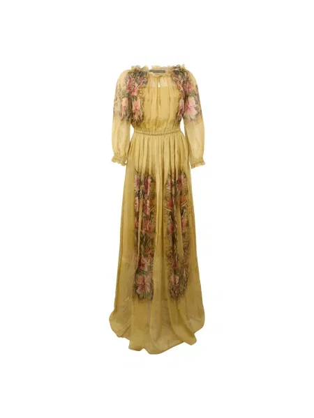Sukienka Alberta Ferretti żółta