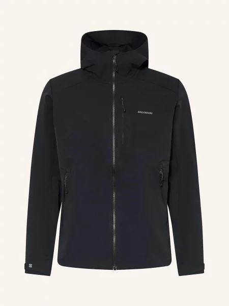 Kurtka z kapturem Salomon Outpeak Softshell intensywna czerń S czarna