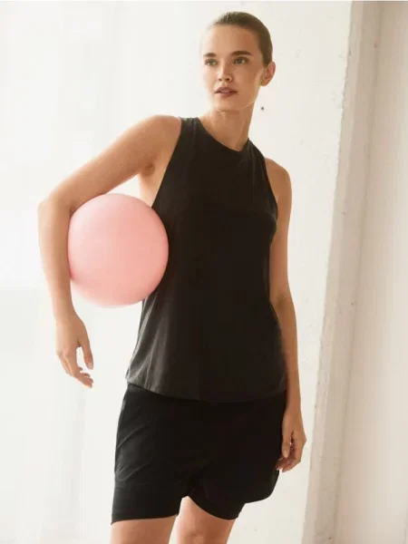 Pantaloni scurți Reserved negru