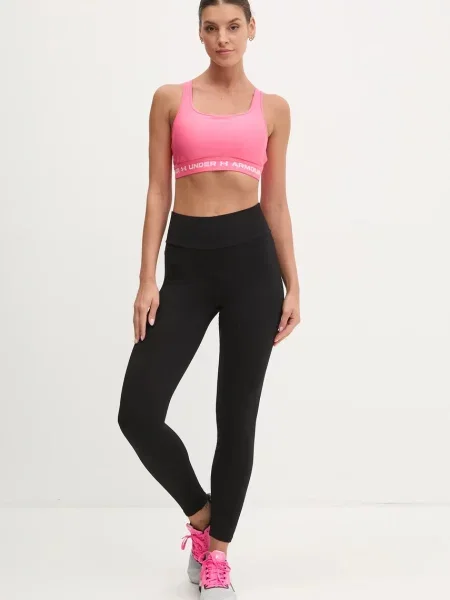 Under Armour sportovní podprsenka UA Crossback růžová
