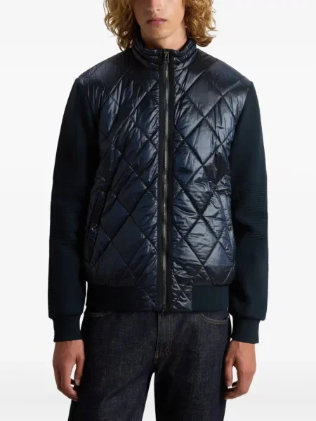 Geacă Woolrich tricotate albastru