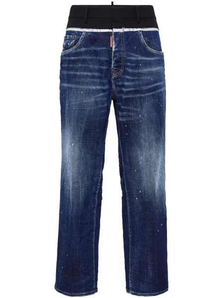 Traperice ravnih nogavica Dsquared2 plava