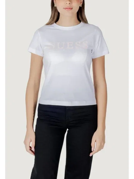 Guess Tricou alb