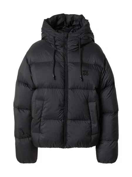 HUGO Geacă din puf Francesca negru