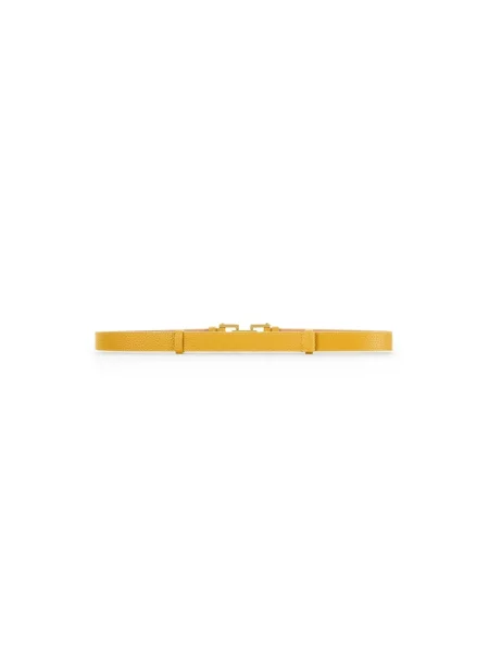 Pasek Elisabetta Franchi z logo żółty