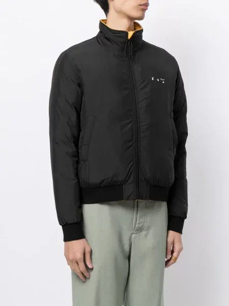 Reversibil geacă cu puf Off-white alb