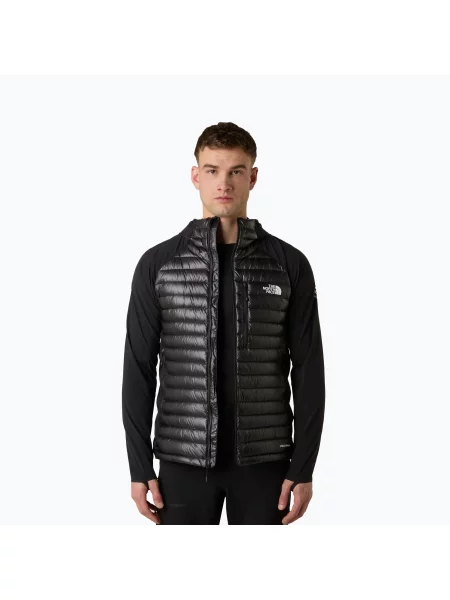 Мъжко хибридно яке The North Face Summit Breithorn Lt Hybrid Hoodie black черно
