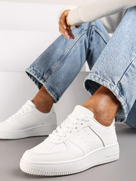 Sneakerși Inny chunky alb