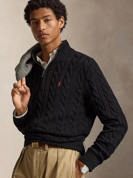 Polo Ralph Lauren sveter Polo Ralph Lauren čierna