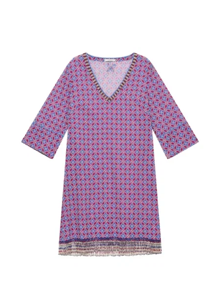 Rochie mini Maliparmi cu franjuri roz