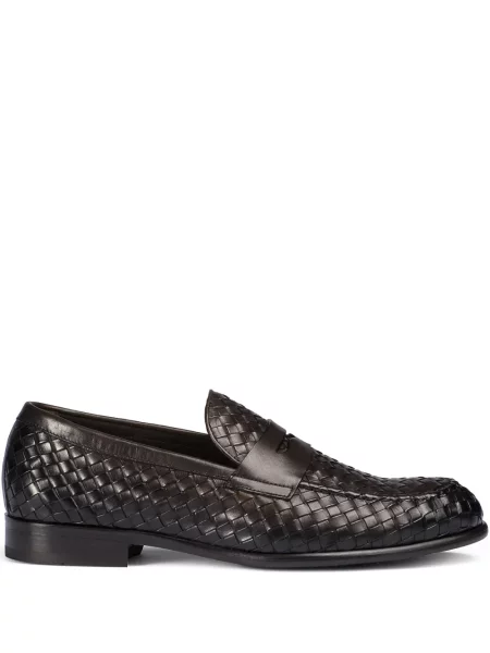 Pantofi loafer Doucal's din piele maro