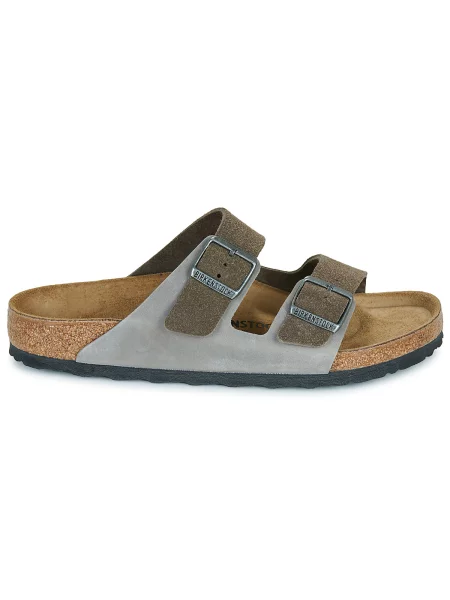 Papuci Birkenstock gri