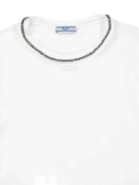 Tricou Prada alb