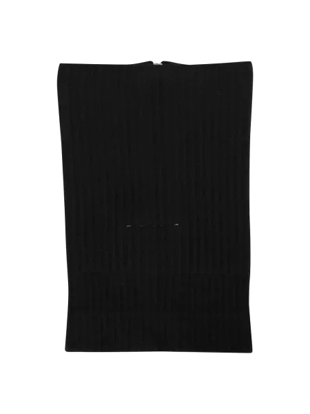 Szal Mm6 Maison Margiela wełniana czarna