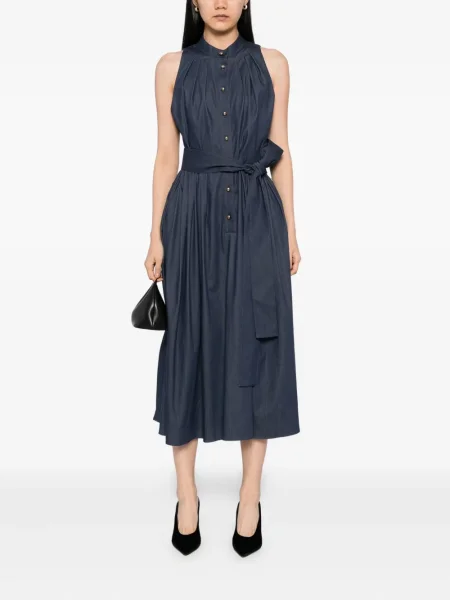 Rochie fără mâneci Carolina Herrera fără mâneci de costum albastru