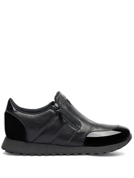 Pantofi loafer Giuseppe Zanotti din piele negru