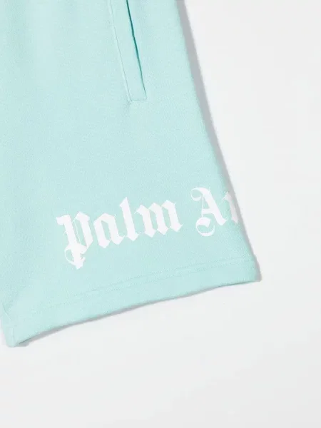 Szorty dziecięce Palm Angels niebieskie