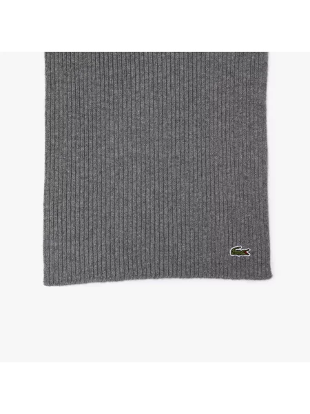 Шарф Lacoste серый