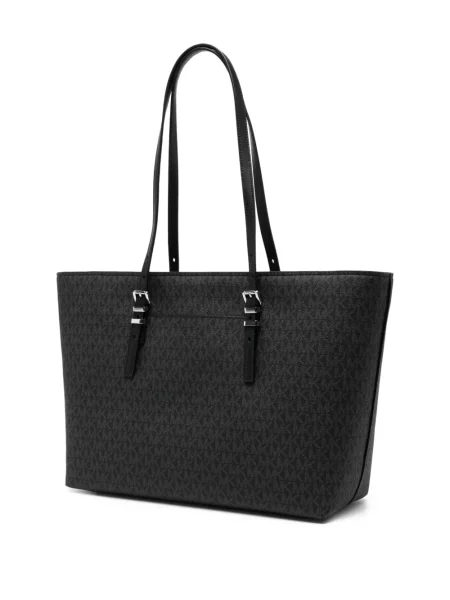 Geantă shopper Michael Kors cu autograf negru