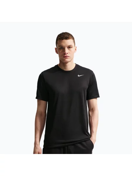 Tricou de antrenament bărbați Nike Dri-FIT Legend black/matte silver negru
