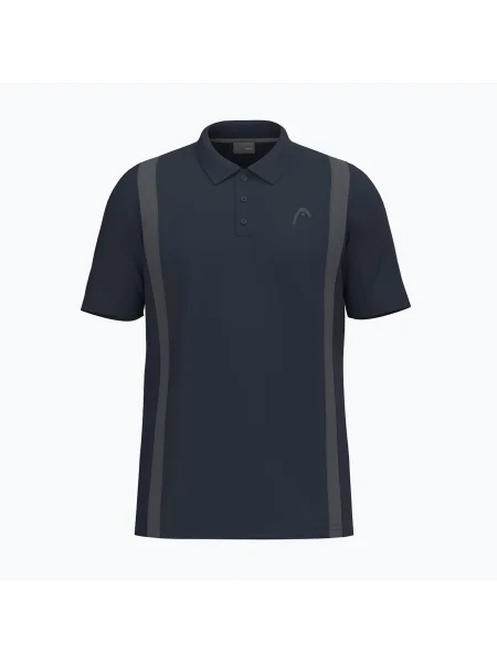 Tricou de tenis polo pentru bărbați HEAD Club 25 Tech Polo navy albastru închis