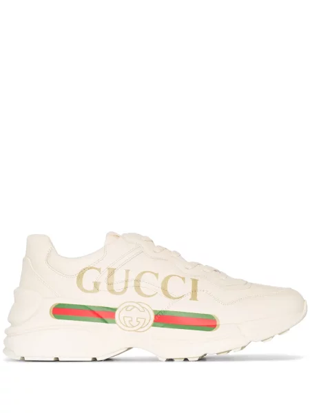 Sneakerși Gucci Rhyton alb