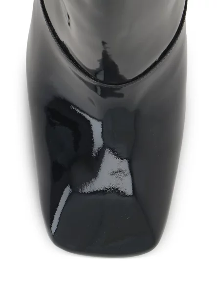 Botine Chloé din piele negru