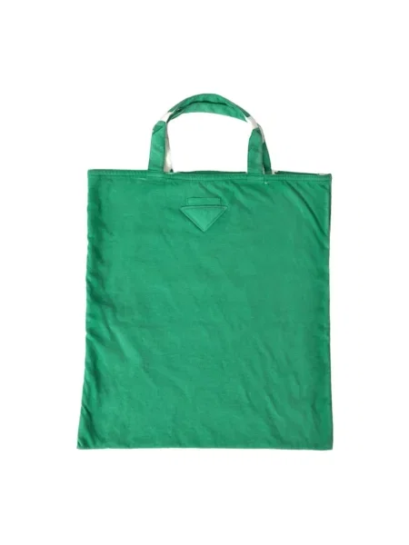 Shopperka Prada elegancka zielona