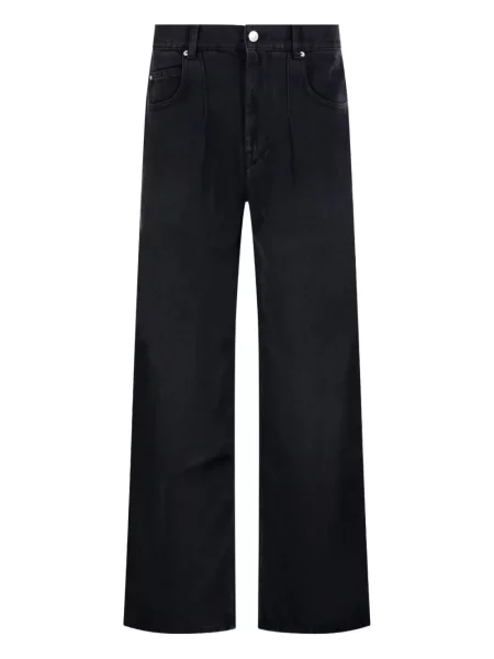 Jeansy Isabel Marant plisowane czarne