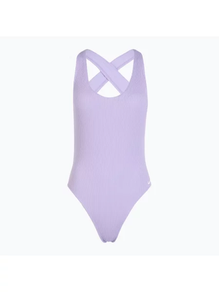 Дамски бански от една част Nike Elevated Essential Crossback hydrangeas виолетово