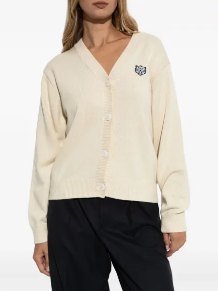 Cardigan Kenzo cu broderie cu dungi de tigru