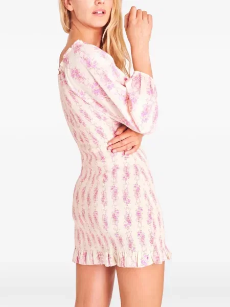 Gėlėta raštuota mini suknelė Loveshackfancy