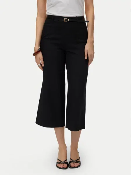 Vero Moda Кюлоти Elma Wide Leg чорний
