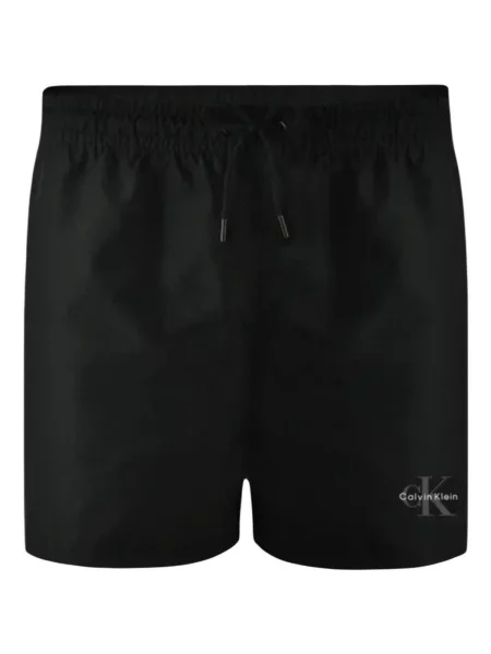 Kratak traperice Calvin Klein Swimwear s vezicama smeđa