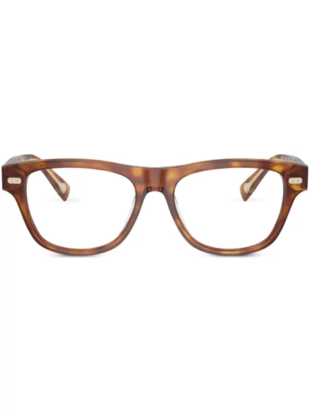 Ochelari de soare dreptunghiulari Brunello Cucinelli verde