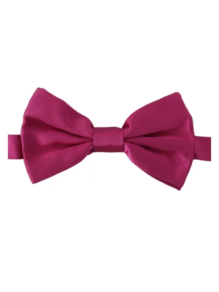 Jedwabny krawat Dolce And Gabbana różowy