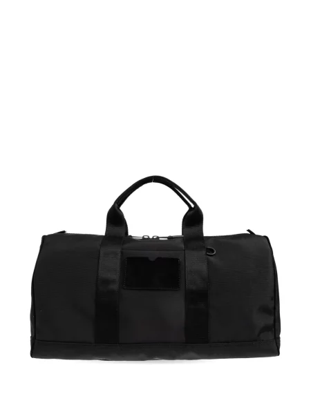 Geantă Moschino cu autograf negru